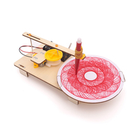 Kit de bricolage scientifique traceur électrique en bois outil d'éducation bricolage kit de tige de jouet