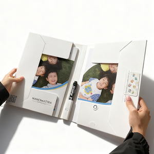 Tùy chỉnh in Matt giấy dây rút <span class=keywords><strong>Manila</strong></span> thư mục với logo in ấn tại chỗ UV tăng cường tập tin túi cho văn phòng tài liệu - Product Image 4