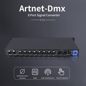 Expansor de Red Artnet DMX de 8 Vías AICPOSE para Sistema de Iluminación de Escenario, Controlador Artnet DMX de 8 Puertos - Product Image 6