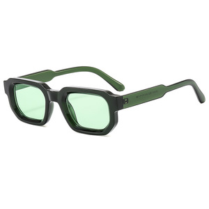 Vintage Thick Square Sunglasses Rectangle Fashion Sun <strong>Glasses</strong> 2025 Women Men Black Frame Shades Custom Eyewear Logo - Product Image 6