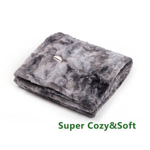 Gecertificeerde 3 Verwarmingsniveaus Zachte Elektrische Deken Van Konijnenbont - Product Image 5