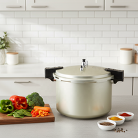 Ustensiles de cuisine Impex, autocuiseur en alliage d'aluminium compatible induction, avec design écologique résistant à la chaleur, pour soupière