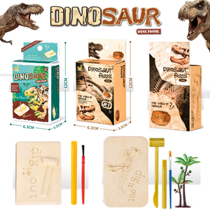 Jouets de puzzle pour enfants en gros 2026 : Modèles de squelettes de dinosaures en plastique, <span class=keywords><strong>œuf</strong></span>s fossiles, jouets d'excavation archéologique - Product Image 1