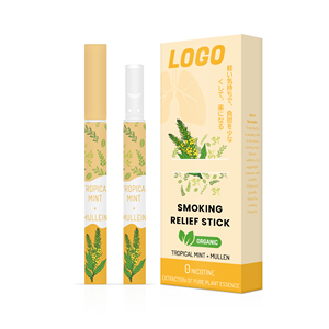 Inhalador <span class=keywords><strong>de</strong></span> Aceite Esencial Herbal Natural Botánico para Desintoxicación Pulmonar, Sin Nicotina, con Sabor Personalizado OEM, Inhalador Herbal para Dejar <span class=keywords><strong>de</strong></span> Fumar - Product Image 4