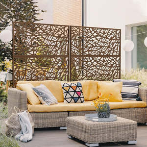 מסך פרטיות מתכת עבור תחנת עיצוב סלון מחורר מסך פרטיות מתכת עבור מחיצת הקובייה המשרדית - Product Image 5