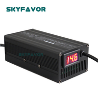 Chargeur de batterie automatique personnalisé personnalisé, 10 pièces, 12V 20a 24V 13a 36V 8a 48V 6a 60V 5a 72V 4a 84V 3a, affichage LED