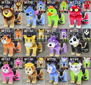 Precio de fábrica al aire libre operado Mini niños batería de felpa <span class=keywords><strong>bestia</strong></span> parachoques coche moneda batería parachoques coches para la venta - Product Image 5