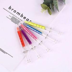 Wholesale Custom New Style Injection <b>Syringe</b> Highlighter Office School Markers Oblique Brush Tip Medical Promotional Gift Loose - Product Image 4