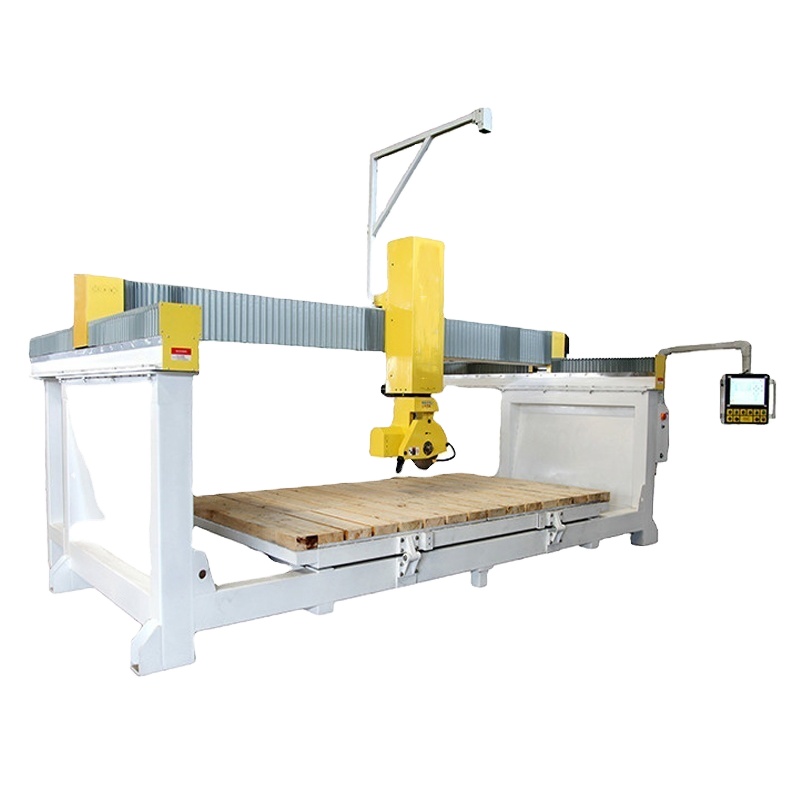 Автоматическая 5-осевая мостовая пила с ЧПУ, станок для резки гранита, мрамора, камня, деревянная заводская цена