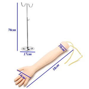 Manichino in Silicone Multifunzionale per Puntura Venosa, Modello Dimostrativo per Prelevamento Sangue e Iniezione, Certificato CE/ISO - Product Image 5