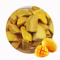 Tranches de mangue lyophilisées, collation croustillante aux fruits tropicaux, marque privée OEM, emballage en vrac pour l'exportation