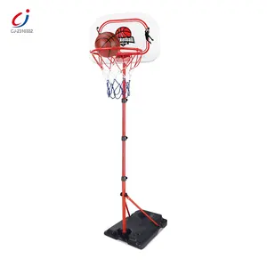 Adjustable Height Indoor Outdoor Play Sport High Quality Kids Shooter Game Hoop Basketball Stand Toy