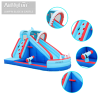 Château gonflable pour enfants AirMyfun personnalisable en usine, toboggan gonflable, tissu PVC 420D+840D, capacité de 135 kg, 3 passagers, certifié EN71