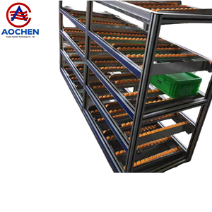 AOCHEN 유연한 복합 파이프 흐름 선반 | 편리한 액세스 스토리지 랙 | 상업용 창고 쌓을 수있는 랙 시스템 - Product Image 3