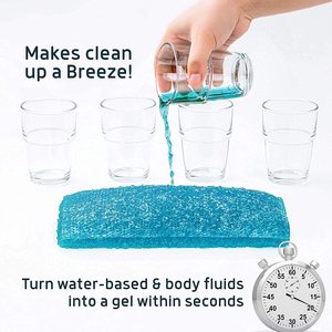 Commode forro de cabeceira commodo, forro forro com almofada super absorvente, cada almofada abord até 35 oz/1000ml - Product Image 3