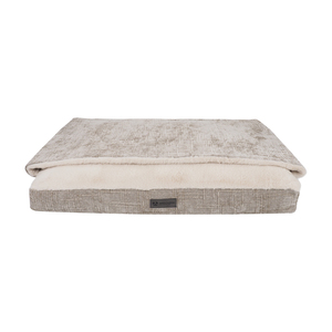 Matelas <span class=keywords><strong>pour</strong></span> <span class=keywords><strong>chien</strong></span> PEPPY BUDDIES LUXURY en tissu et peluche de haute qualité avec capuche zippée et fond antidérapant - Product Image 1