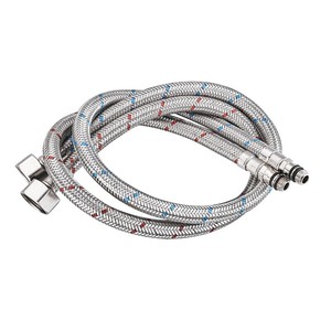 <span class=keywords><strong>Robinet</strong></span> de <span class=keywords><strong>cuisine</strong></span> à tuyau <span class=keywords><strong>flexible</strong></span> de qualité commerciale avec tube EPDM renforcé et raccords résistants à la corrosion - Product Image 1
