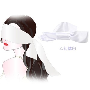 Venta directa de fábrica de antifaces de dos tonos, vendas para las manos, pañuelos opacos de tela satinada, máscaras faciales y juguetes sexuales de bondage. - Product Image 2