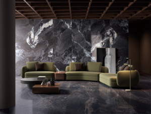 Carreaux de mur et de sol intérieurs en porcelaine polie brillante à texture marbrée moderne et élégante pour hôtel et <span class=keywords><strong>maison</strong></span> 900x1800 - Product Image 3