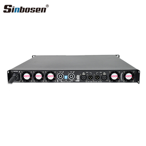 Amplificatore Stereo Rackmount 6000W a 2 Canali per Esterni Classe D per Concerti Amplificatore Sub LF Bass Digitale 1U - Product Image 6