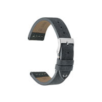 Bracelet de montre en cuir suédé/nubuck italien, design tendance, 20/22/24mm, boucle ardillon en cuir véritable, option logo personnalisé, tannage végétal