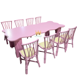 Silla Infantil de Ratán Hecha a Mano en Vietnam para Fiestas, Asiento de Mimbre Boho Resistente para Uso en Interiores y Exteriores - Product Image 6
