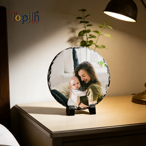 Topjlh Sublimation <strong>Blank</strong> Custom Family House Memory <strong>Slate</strong> Frame Heat Transfer Ready for Photo Printing - Product Image 4