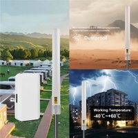 Antena Wifi Omnidireccional de Largo Alcance para Exteriores de Alta Ganancia (DBi), 10 km, 58 GHz, Tp-Link, Antena MIMO Wifi, Antenas Súper Potentes para Agricultura Inteligente