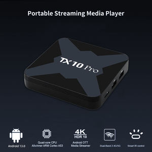TX10 <span class=keywords><strong>Pro</strong></span> Allwinner H616 1GB 8GB o 2GB 16GB 2,4g 5g dual WiFi 4K HD video reproductor multimedia Smart Android TV set top box - Product Image 4