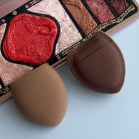 Mini houppette en forme de fusée, houppette pour les doigts, mini houppette guimauve, houppette de maquillage RB super douce de haute qualité, vente en gros