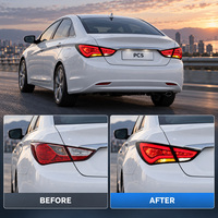 Feux arrière LED pour Hyundai Sonata 2011-2014, accessoires de style automobile PCS T60 Aftermarket, plug and play.