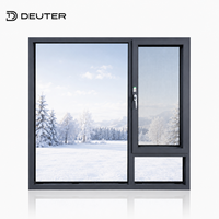 Ventanas Abatibles y Giratorias de Aluminio con Rotura de Puente Térmico Technoform de Bajo Consumo Energético, Triple Acristalamiento Low-E para Proyectos de Diseño de Casas Pasivas