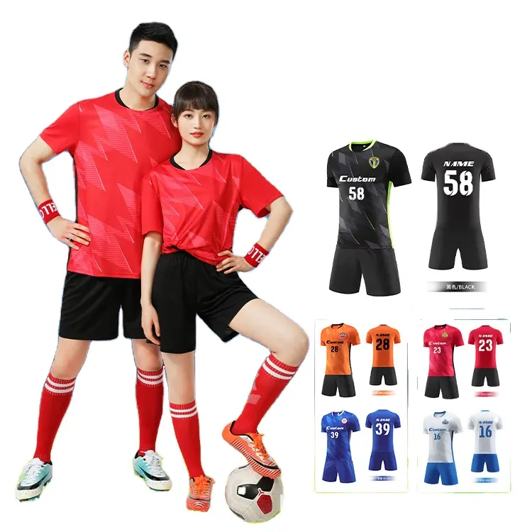 Kids Mannen Voetbal Kit Jersey T-shirt Club Voetbal Jersey Uniform Messi Argentinië Jersey 2022