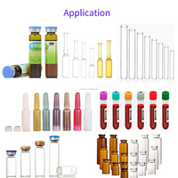 Etiqueteuse horizontale automatique pour contenants cylindriques instables, petits flacons, ampoules et tubes