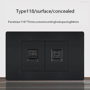 Interruptor de pared moderno, enchufe de pared, interruptor de TV y toma de corriente para el hogar, la oficina y el hotel - Product Image 5