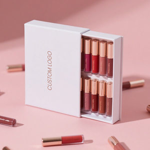 Présentoir en carton de <span class=keywords><strong>comptoir</strong></span> de rouge à lèvres en relief personnalisé avec matériaux recyclés 24 pièces à bas <span class=keywords><strong>prix</strong></span> et logo - Product Image 1