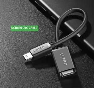Câble OTG Mini USB UGREEN, adaptateur USB A femelle vers Mini USB B mâle pour voiture, MP3, <span class=keywords><strong>MP4</strong></span> - Product Image 3