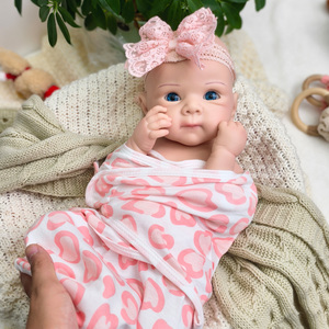 ตุ๊กตาซิลิโคนเสมือนจริงขนาด 20 นิ้ว รุ่นเบตตี้ พร้อมจุกนมหลอก ตุ๊กตาเด็กผู้หญิงแรกเกิด ตาโต สวยงาม ของขวัญคริสต์มาส - Product Image 4