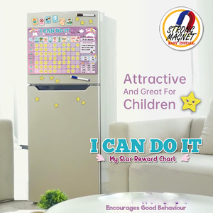 Tableau de récompenses de dessin animé Habitudes de comportement des enfants anglais pour développer un tableau blanc magnétique - Product Image 2