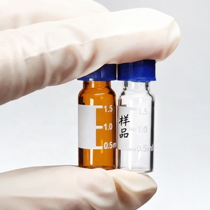 Lab GC Vials Borosilicate Glass Autosampler Glass Bottles 1.5mL 2mL HPLC Vial Amber Autosampler HPLC Vial - Product Image 1