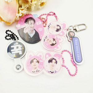 Lovely Custom Personalized Printed Acrylic Charms Key Chain Genshin Impact Plastic Keychains Set - Product Image 1