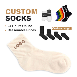Chaussettes de sport respirantes personnalisées avec logo et taille sur mesure, <span class=keywords><strong>livraison</strong></span> <span class=keywords><strong>rapide</strong></span>, pour toutes les saisons - Product Image 1