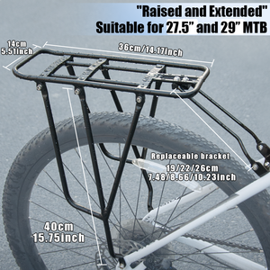 Giá để đồ phía sau xe đạp EasyDo Ebike, phụ kiện chuyển đổi xe đạp thành xe đạp điện, xe đạp thành xe đạp leo núi, chất liệu hợp kim nhôm siêu bền, giá để hành lý phía sau xe đạp - Product Image 3