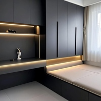 Cadre de lit tatami moderne en bois massif inclinable et personnalisable avec rangement pour mobilier de chambre