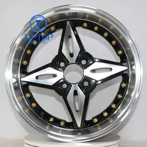 15 inch 4x100 sport aluminium MB+lip 73.1 tunning design ET20mm Japanese famous wheel