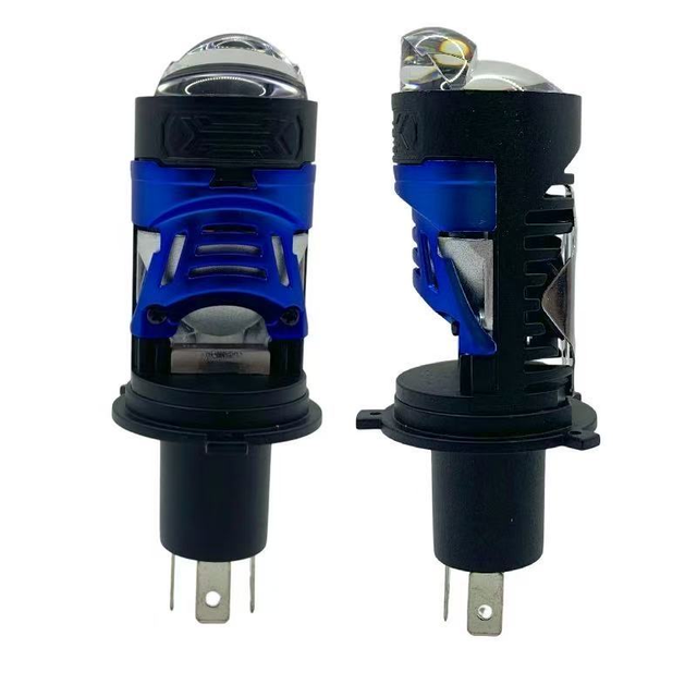 Factory OEM EY Mini H4 LED Projector Lens Headlight Bulb 35W 55W Built-in Driver Hi Low Beam Lamp Conversion Kit