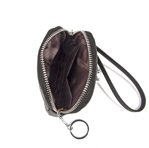 2026 New Top Layer Cowhide <b>Small</b> <b>Wallet</b> for Women Genuine Leather Mini Coin Purse with Keychain for Lipstick Earphone Storage - Product Image 2