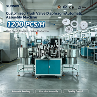 Machine d'assemblage de disques d'étanchéité pour vannes de chasse d'eau XUNNUO, fonctionnement automatique PLC, équipement motorisé