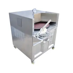 High Efficiency Manual Whole Wheat Bread White Roti Flat Pita Chapati Maker Tortilla Rotary Baking Oven Machine