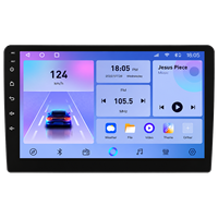 Écran OEM AI Car pour joueur, Android Auto sans fil, écran IPS 9 pouces avec Android 14, GPS et autoradio tactile